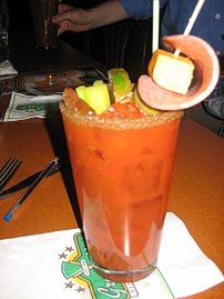 Both the largest and the meatiest bloody mary ...